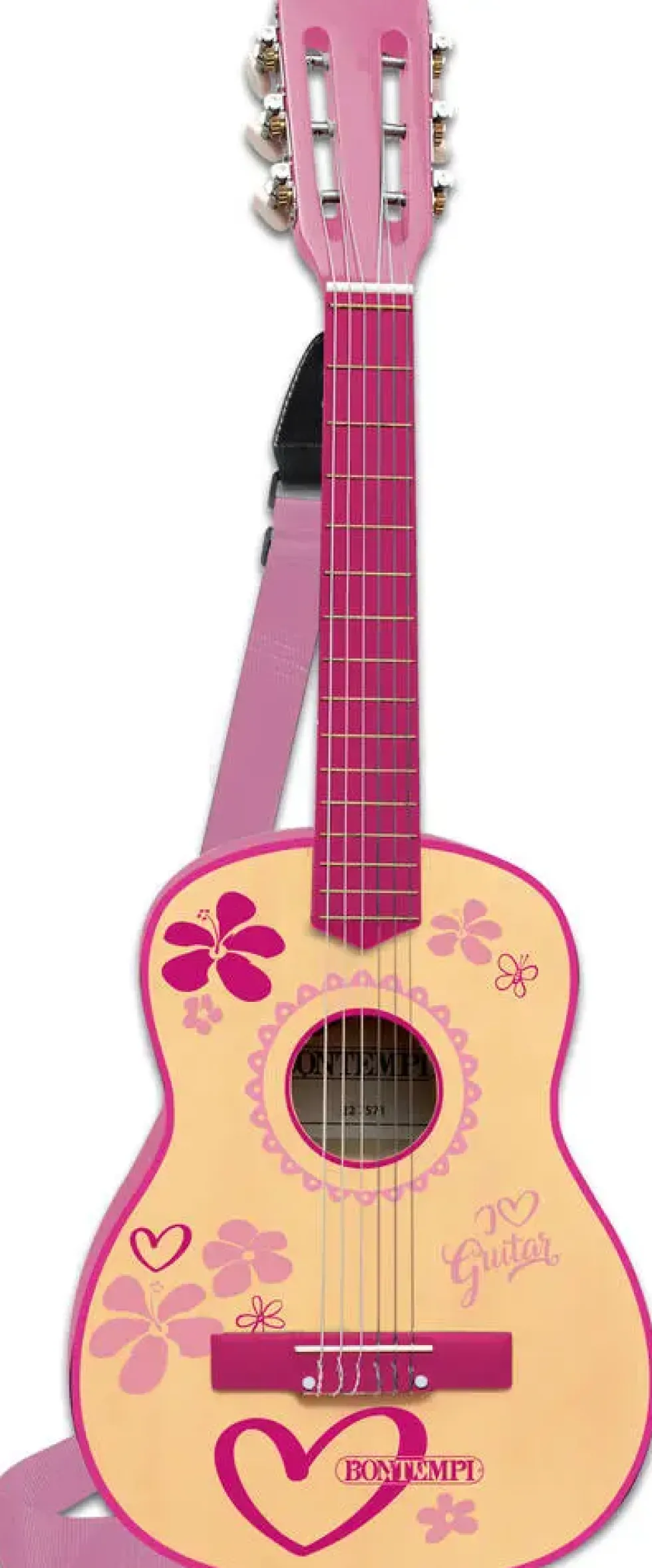 GUITARE BOIS I GIRL AVEC BANDOULIERE