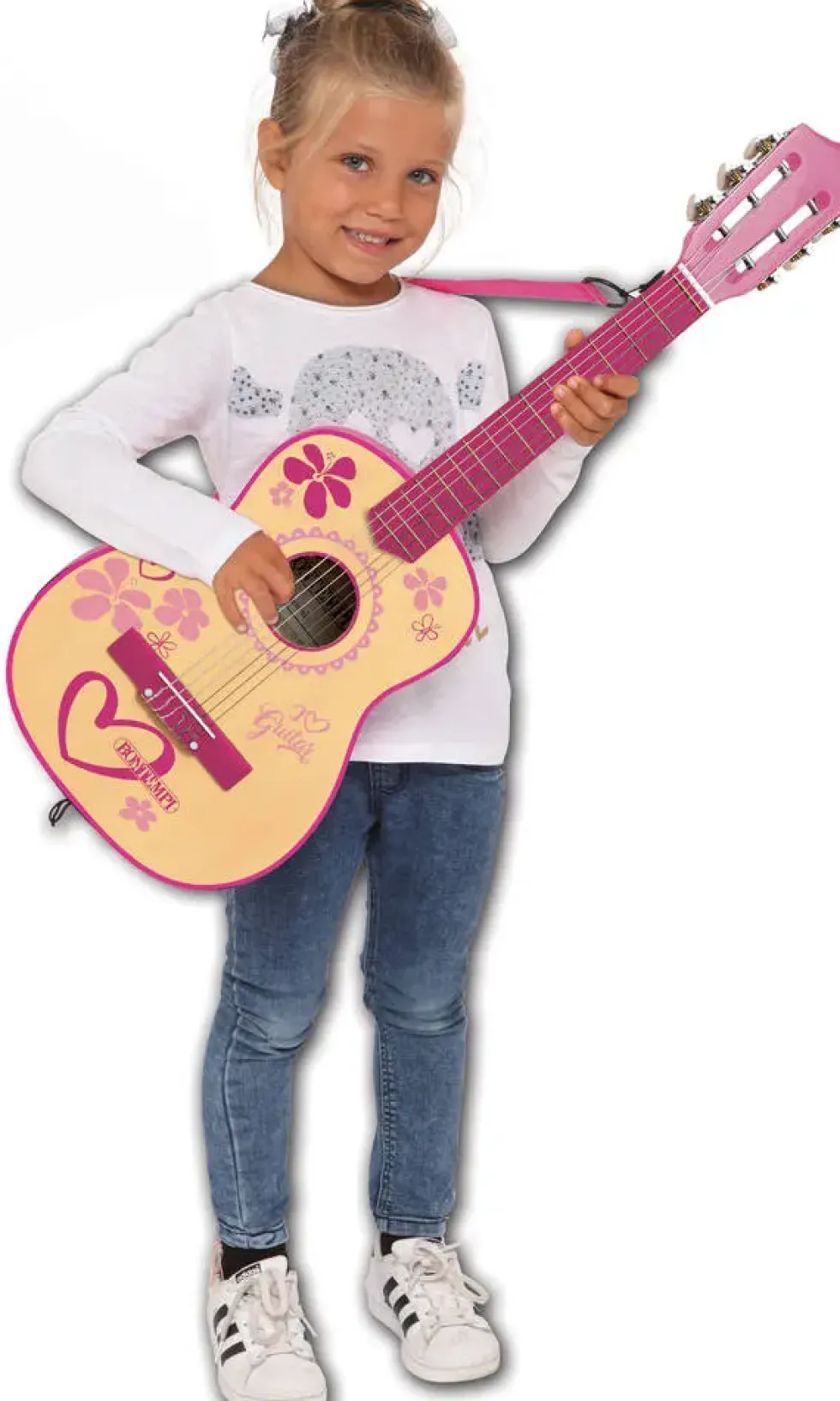 GUITARE BOIS I GIRL AVEC BANDOULIERE