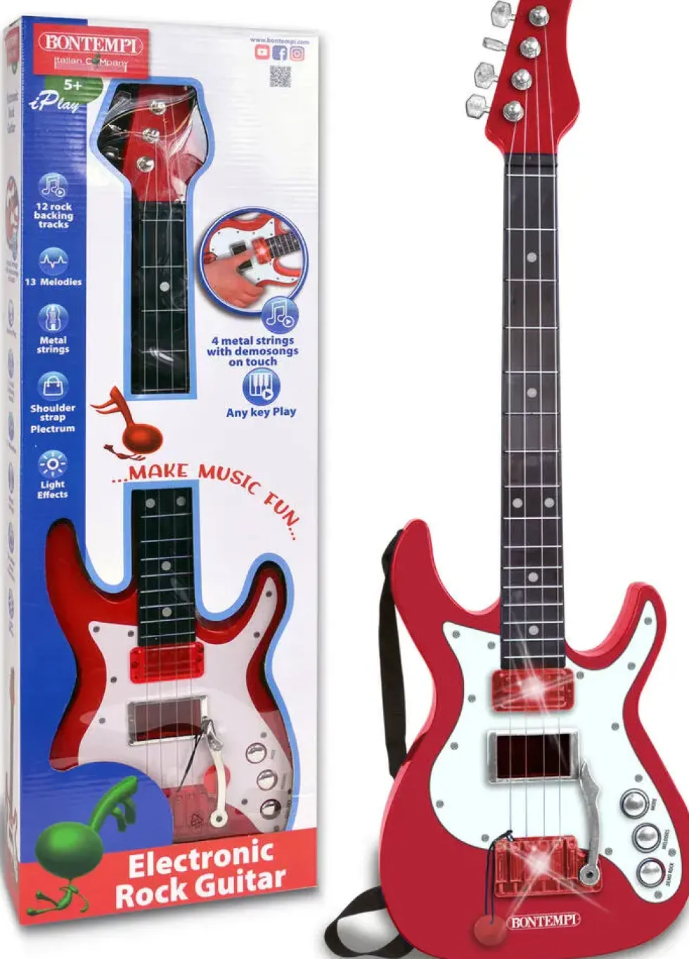 GUITARE ROCK ELECTRIQUE AVEC BANDOULIERE