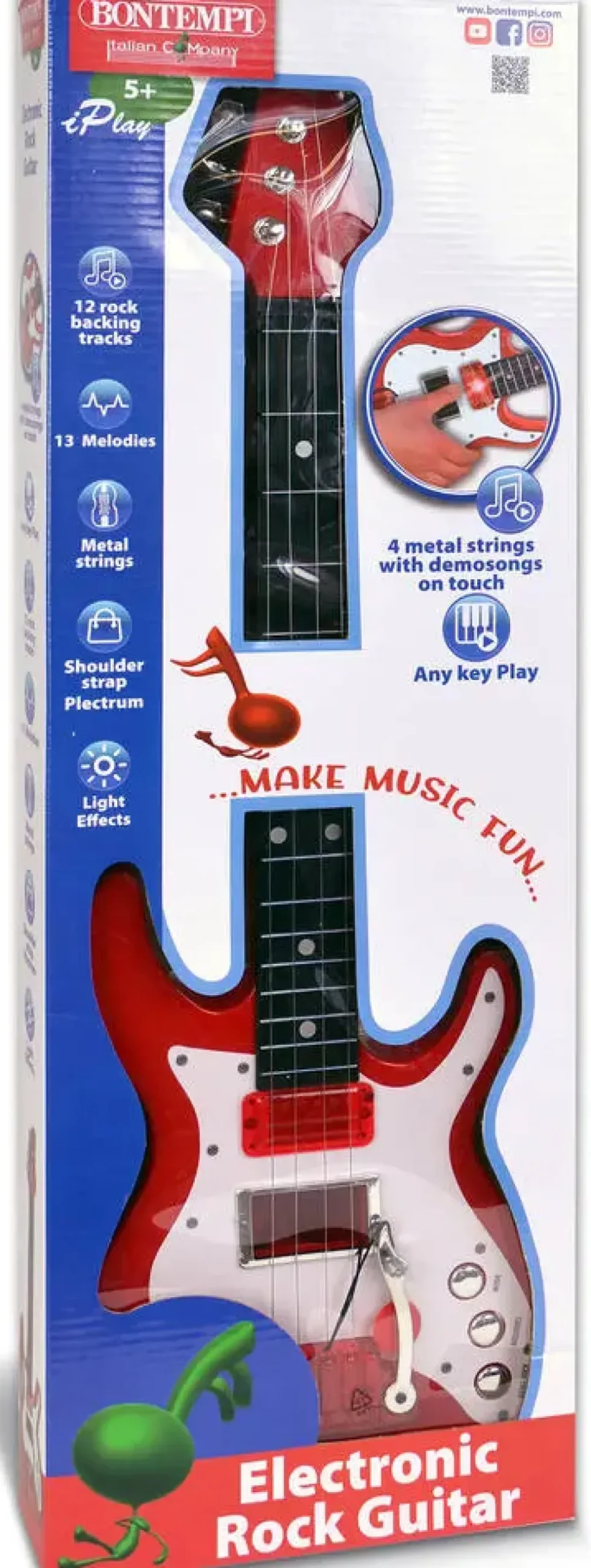 GUITARE ROCK ELECTRIQUE AVEC BANDOULIERE