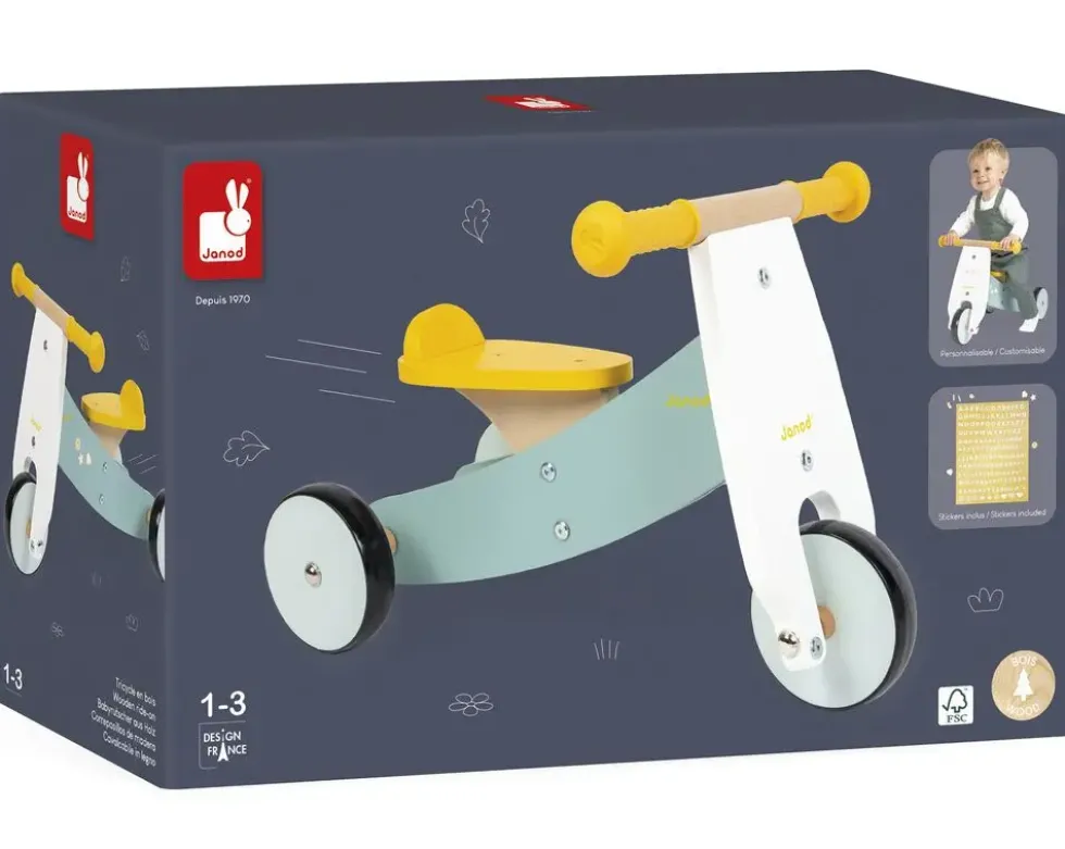HAPPY GARDEN -TRICYCLE EN BOIS