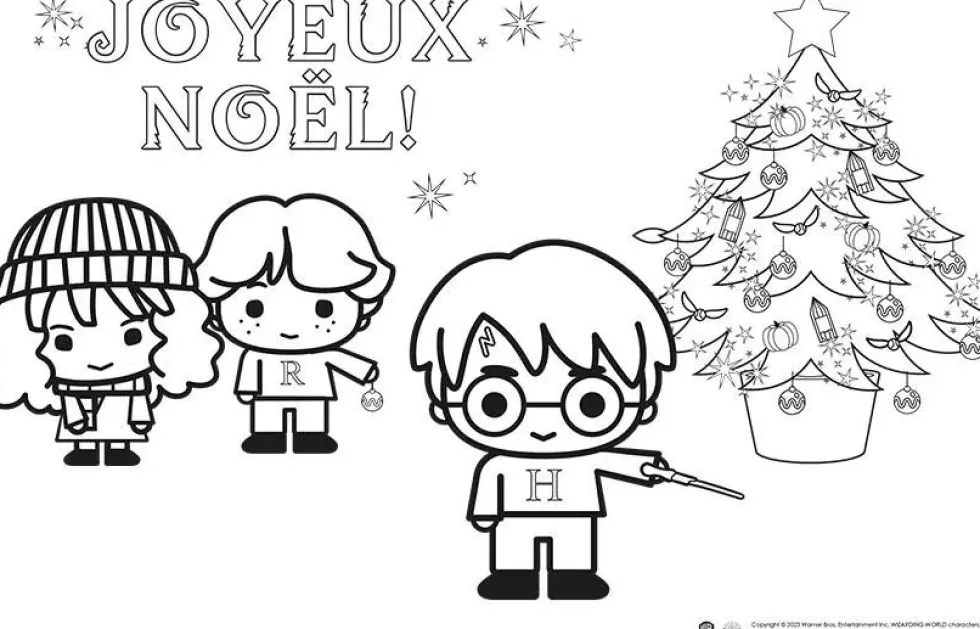 HARRY POTTER - CALENDRIER DE L'AVENT OFFICIEL - JOYEUX NOEL HARRY