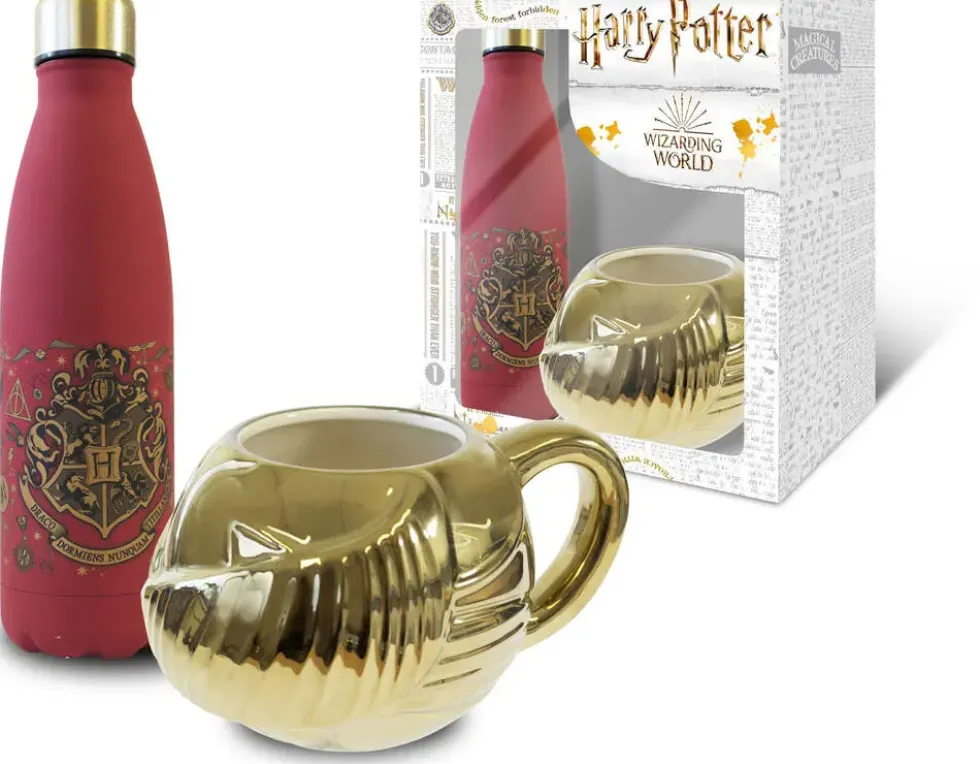 HARRY POTTER - COFFRET CADEAU MUG ET VIF D'OR