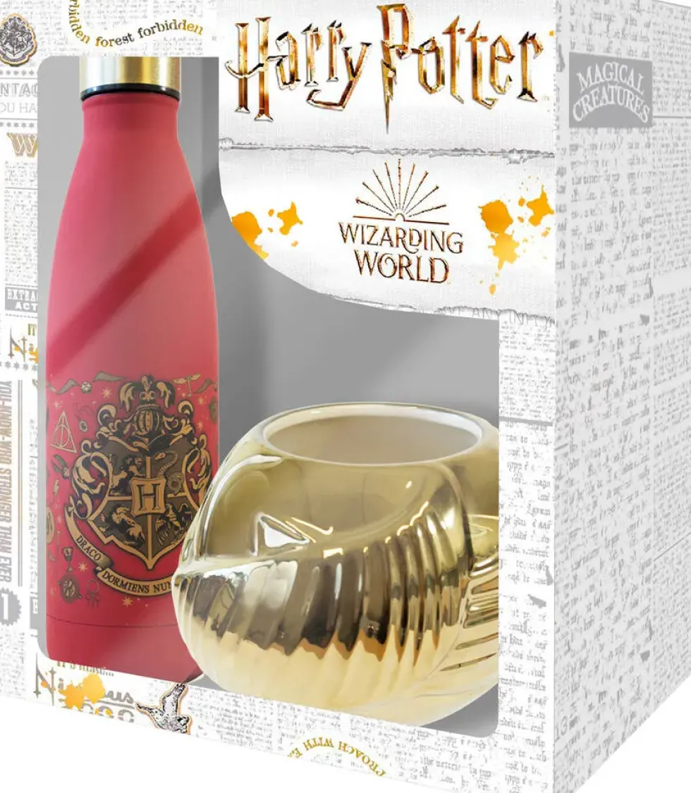 HARRY POTTER - COFFRET CADEAU MUG ET VIF D'OR