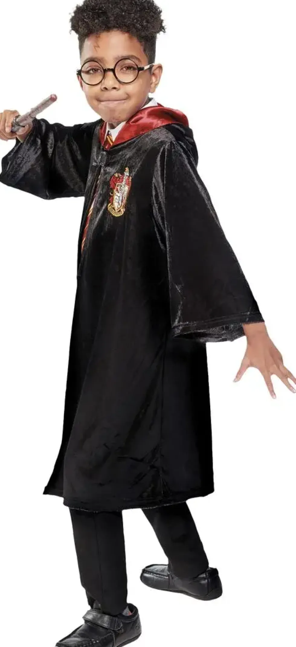 HARRY POTTER - DEGUISEMENT CAPE LUXE - BAGUETTE - TAILLE 5-6 ANS