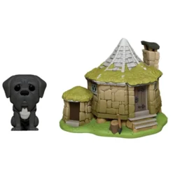 HARRY POTTER - FIGURINE POP TOWN- HP - CABANE D'HAGRID AVEC CROCKDUR