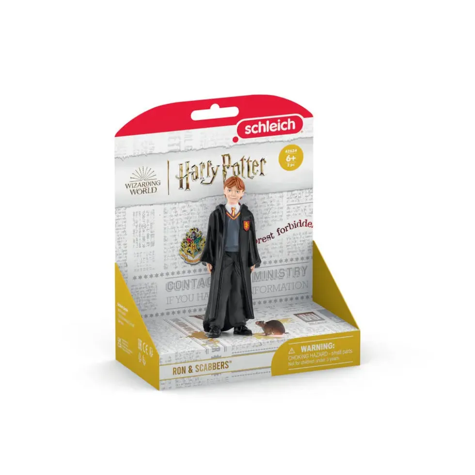 HARRY POTTER - FIGURINE RON ET CROUTARD