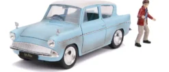 1/24 HARRY POTTER FORD ANGLIA W- FIGURE BLUE HOLLYWOOD RIDES 1959