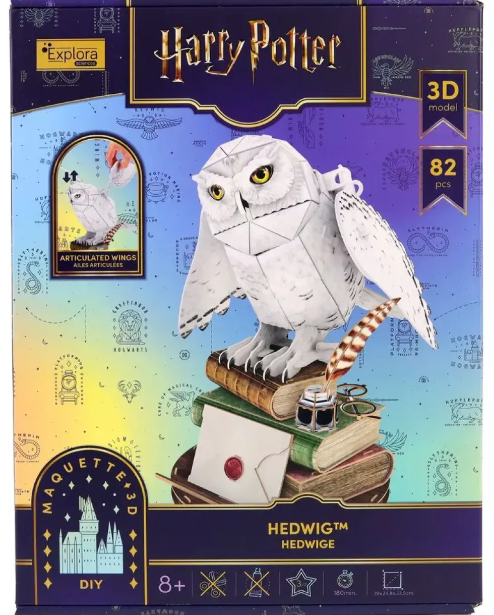 HARRY POTTER MAQUETTE 3D - HEDWIGE - 93 PIECES