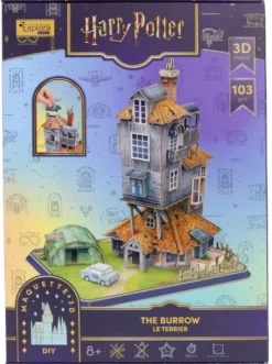 HARRY POTTER MAQUETTE 3D - LE TERRIER - LA MAISON DES WEASLEY - 92 PIECES