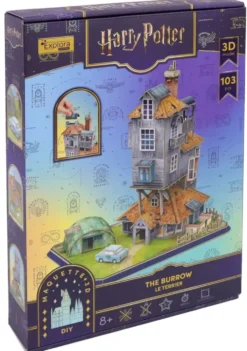 HARRY POTTER MAQUETTE 3D - LE TERRIER - LA MAISON DES WEASLEY - 92 PIECES