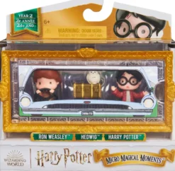 HARRY POTTER - MULTIPACK 3 FIGURINES VOITURE VOLANGE MOMENTS MAGIQUES WIZARDING