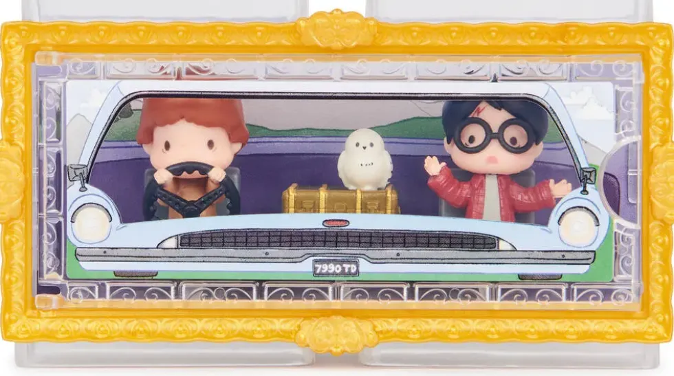 HARRY POTTER - MULTIPACK 3 FIGURINES VOITURE VOLANGE MOMENTS MAGIQUES WIZARDING
