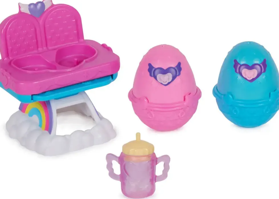 HATCHIMALS - PACK DE 2 HATCHIMALS + CHAISE HAUTE