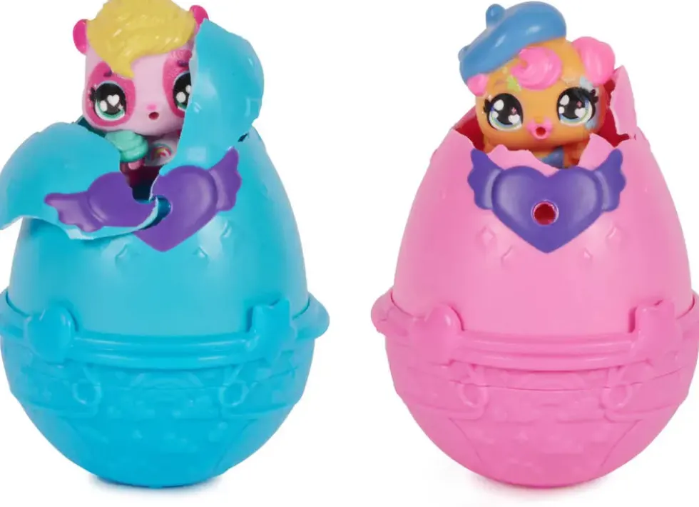 HATCHIMALS - PACK DE 2 HATCHIMALS + CHAISE HAUTE