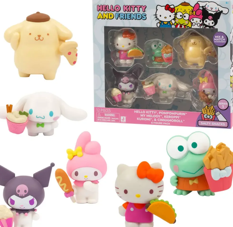 HELLO KITTY - COFFRET DE 6 PERSONNAGES DE 5 CM