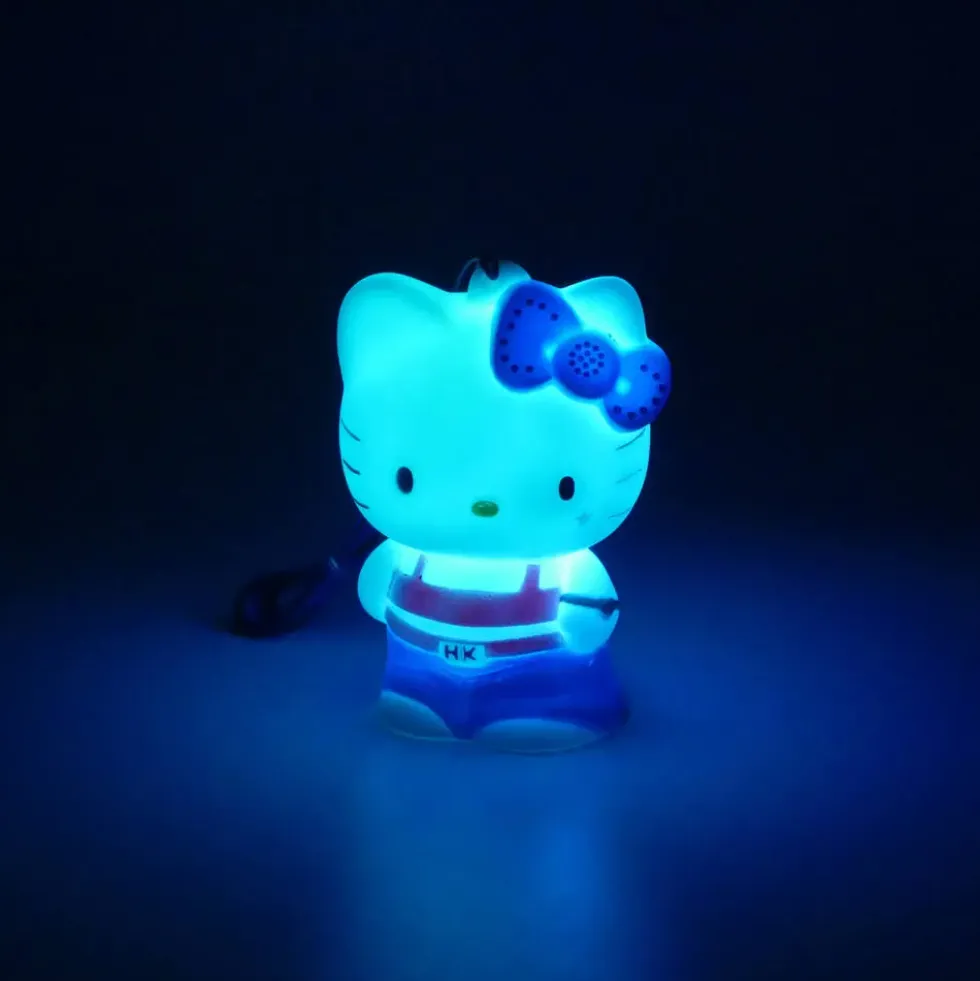 HELLO KITTY - FIGURINE LUMINEUSE HIP HOP AVEC DRAGONNE