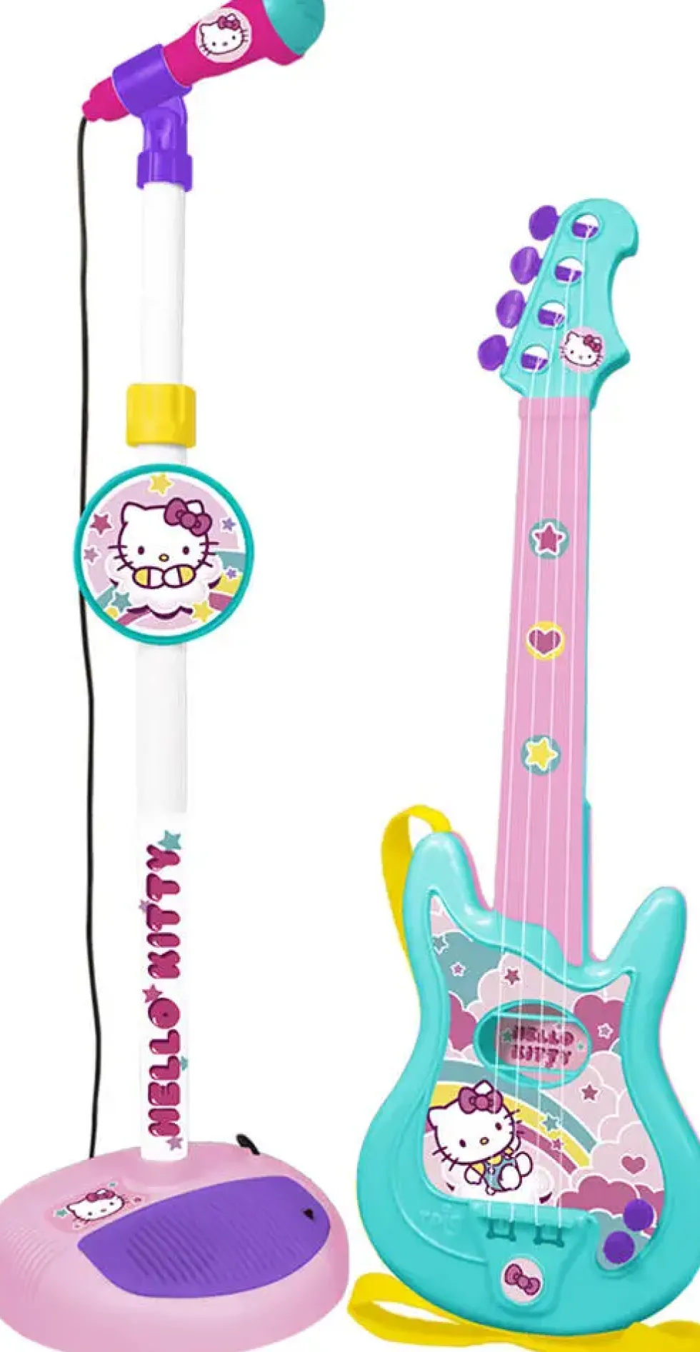 HELLO KITTY - GUITARE AVEC MICROPHONE