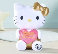 HELLO KITTY - PELUCHE 30 CM 50 EME ANNIVERSAIRE