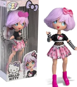 HELLO KITTY - POUPEE ARTICULEE 4SF TEDDY ROCK