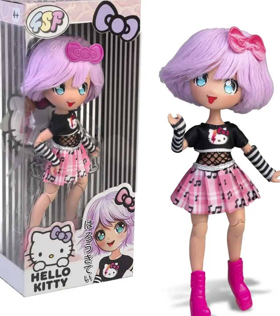 HELLO KITTY - POUPEE ARTICULEE 4SF TEDDY ROCK
