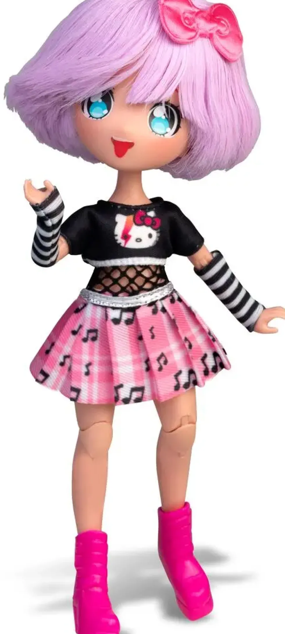 HELLO KITTY - POUPEE ARTICULEE 4SF TEDDY ROCK