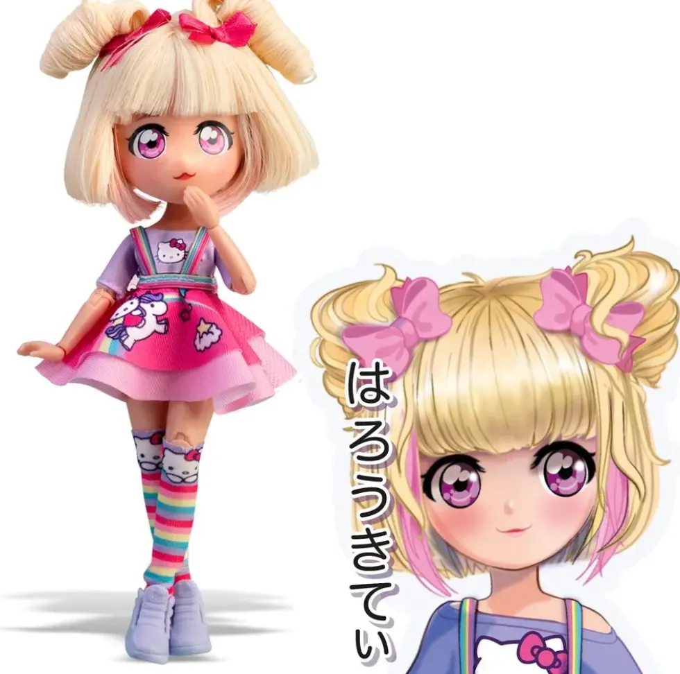 HELLO KITTY - POUPEE ARTICULEE 4SF CANDY UNICORN