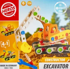 HEROS CONSTRUCTOR EXCAVATOR 170 PIECES