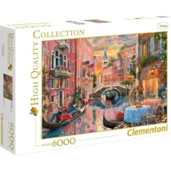 HIGH QUALITY - PUZZLE 6000 PIECES VENICE EVENING SUNSET