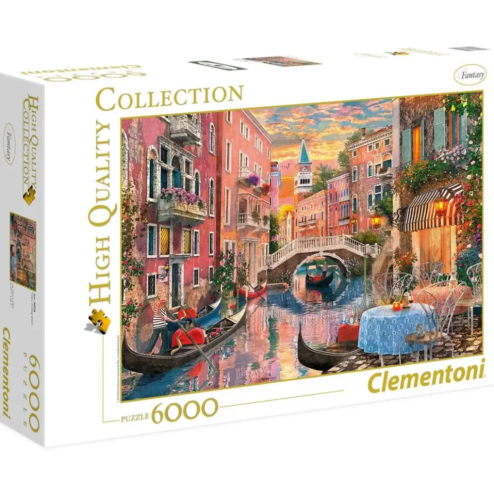 HIGH QUALITY - PUZZLE 6000 PIECES VENICE EVENING SUNSET