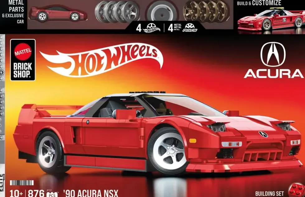 HOT WHEELS - MATTEL BRICK SHOP - ACURA NSX