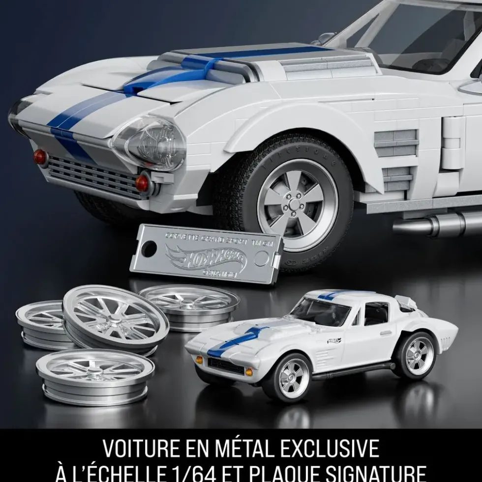 HOT WHEELS - MATTEL BRICK SHOP - CORVETTE GRAND SPORT