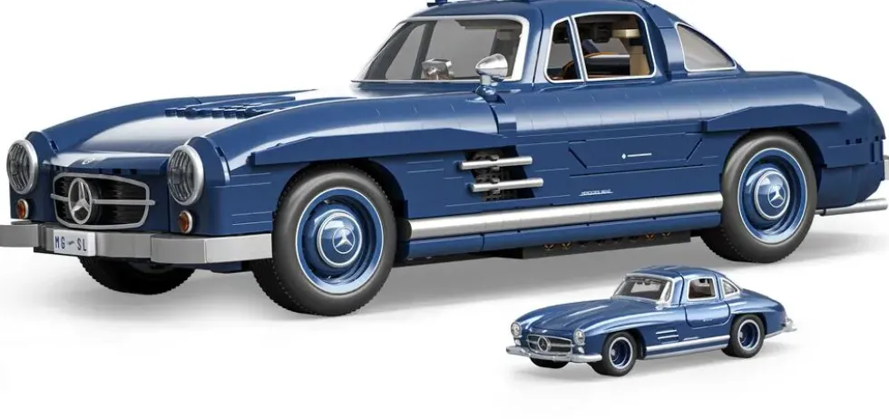 HOT WHEELS - MATTEL BRICK SHOP - MERCEDES 300 SL