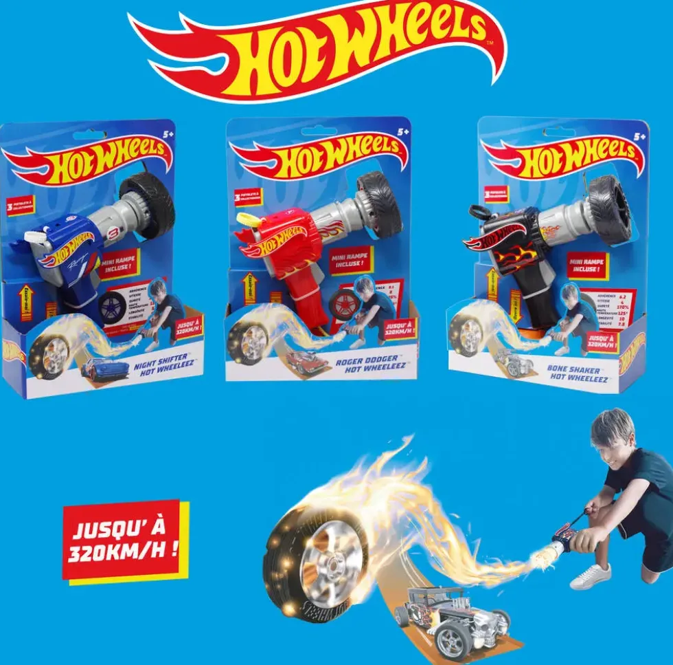 HOT WHEELS - PISTOLET LANCEUR ROUE