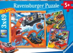 HOT WHEELS - PUZZ 3X49 PIECES- TOUT SIMPLEMENT LEGENDAIRE !