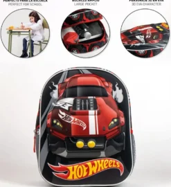 HOT WHEELS - SAC A DOS 3D