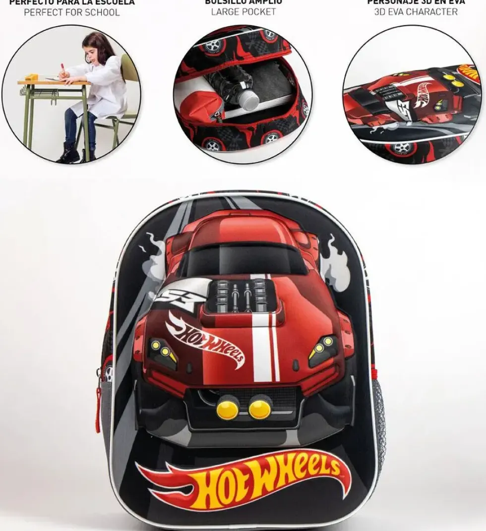 HOT WHEELS - SAC A DOS 3D