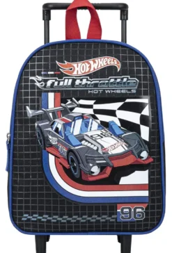 HOTWHEELS - SAC A DOS ROULETTE 32CM NOIR