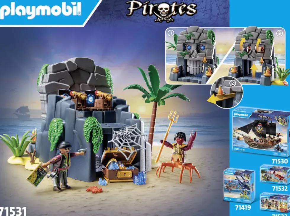 ILE AU TRESOR PIRATE ET MONSTRE MARIN - 71531