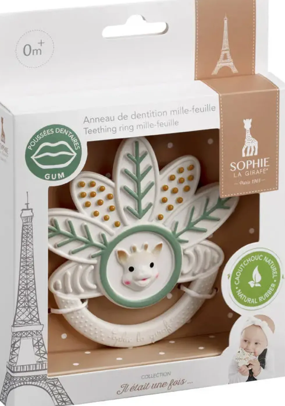 IL ETAIT UNE FOIS - SOPHIE LA GIRAFE - ANNEAU DENTITION MILLE-FEUILLES