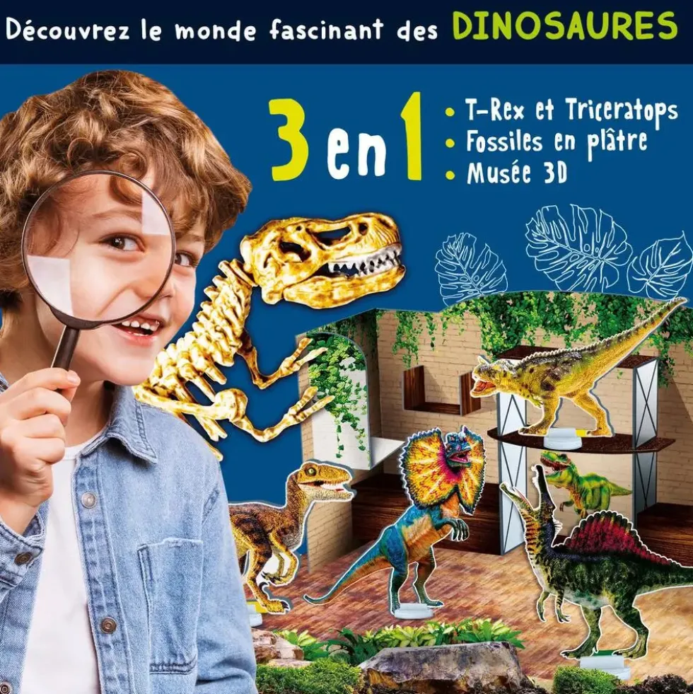 I'M A GENIUS SCIENCE - LE LABORATOIRE DE LA PALEONTHOLOGIE 3 EN 1