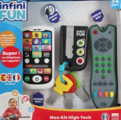 INFINIFUN- COMBO TELECOMMANDE CLE ET SMARTPHONE