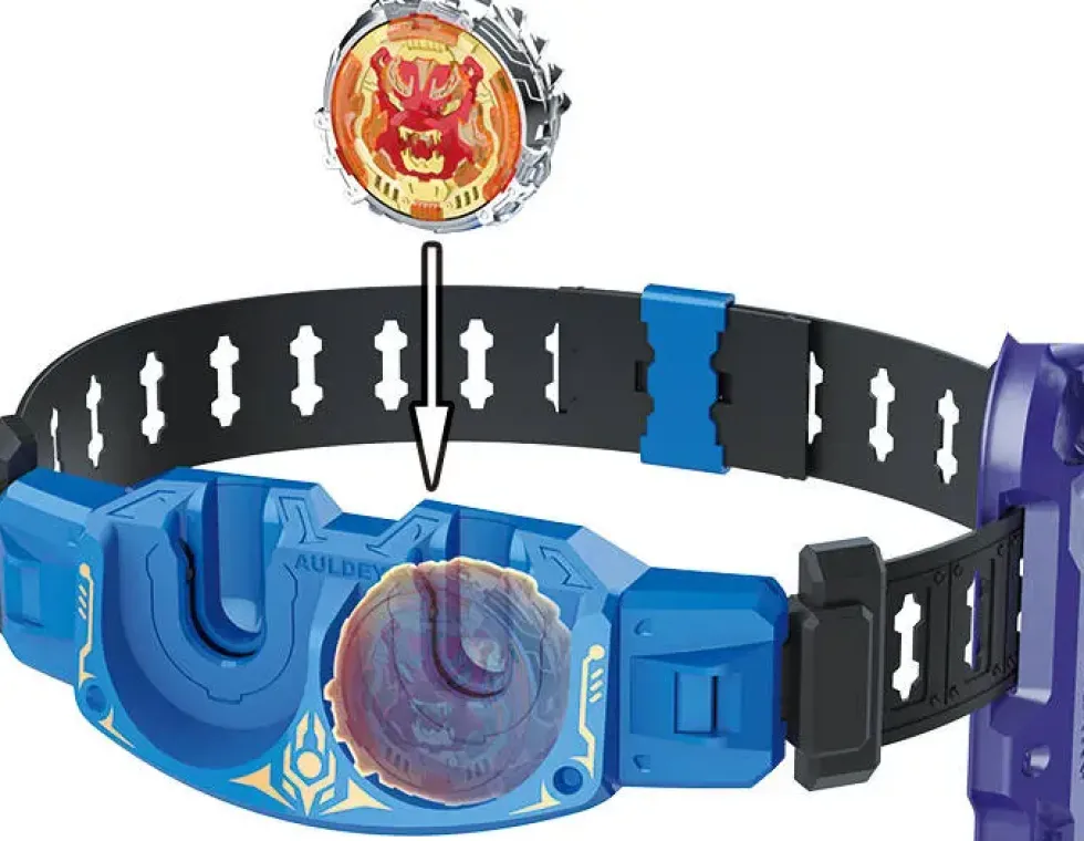 INFINITY NADO - LANCEUR SABRE DELUXE LUMINEUX + TOUPIE L - PACK GRAND MAITRE
