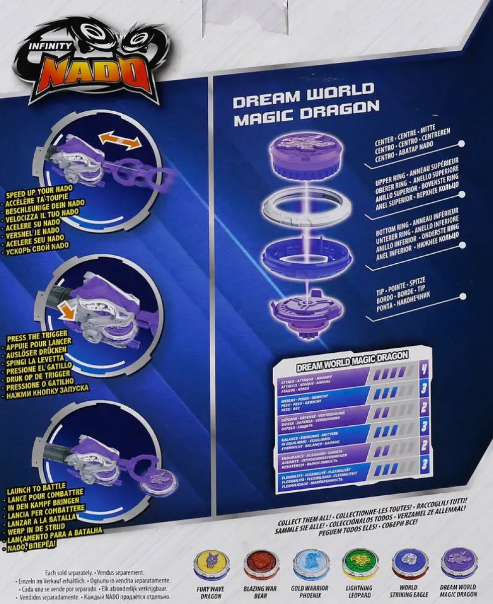 INFINITY NADO - PACK DRAGON TOUPIE