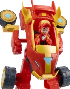 IRON MAN AND HIS AWESOME FRIENDS - FIGURINE ARMURE ET VEHICULE 2-EN-1 - IRON MAN