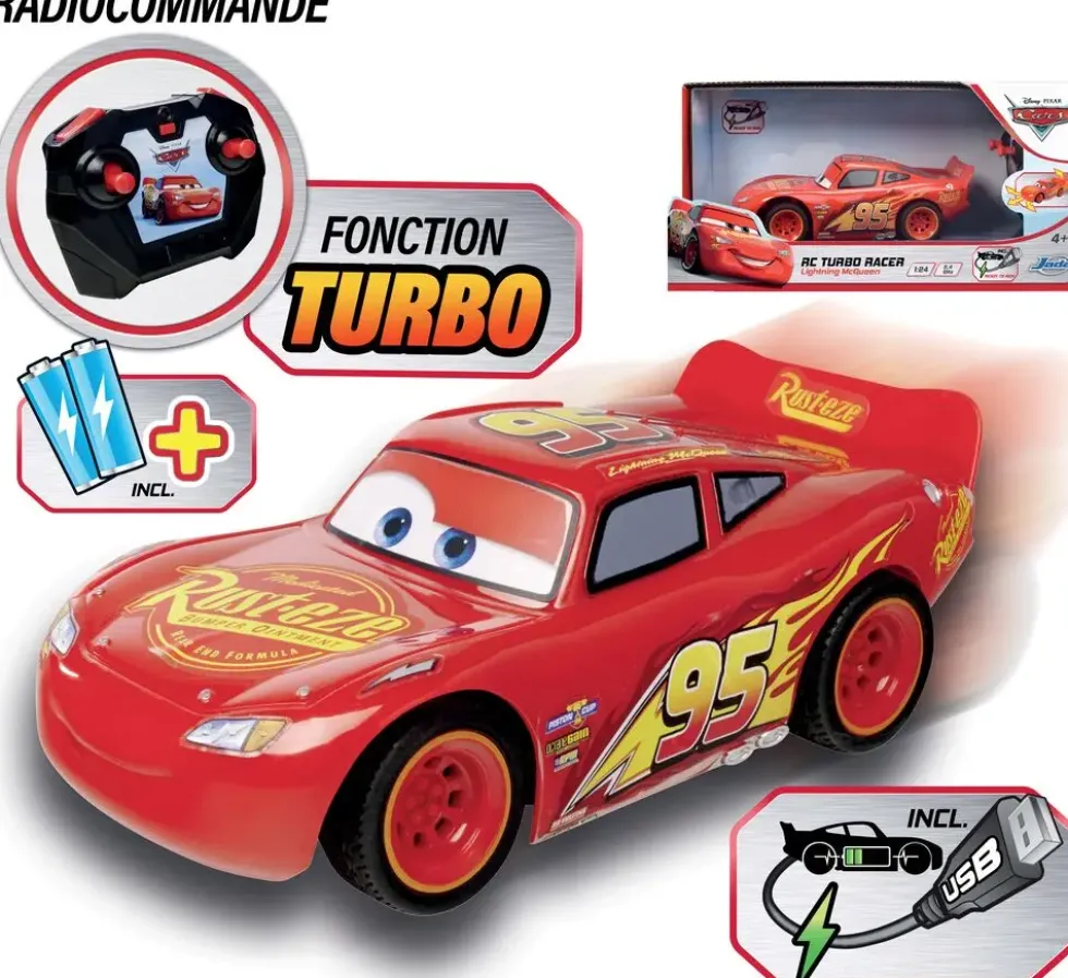 JADA CARS - VOITURE MCQUEEN RADIOCOMMANDEE 1/24