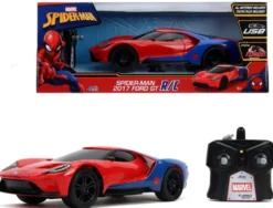 JADA SPIDERMAN - VOITURE RADIOCOMMANDEE FORD GT 1/16
