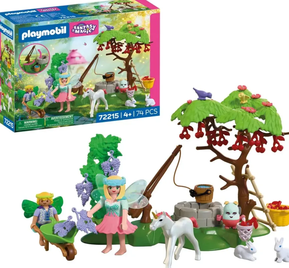 JARDIN FEERIQUE AVEC BEBE LICORNE 72215