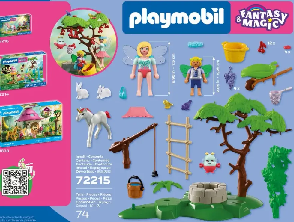 JARDIN FEERIQUE AVEC BEBE LICORNE 72215