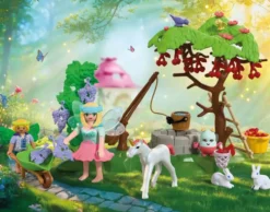 JARDIN FEERIQUE AVEC BEBE LICORNE 72215